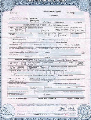 Death Certificate Malaysia