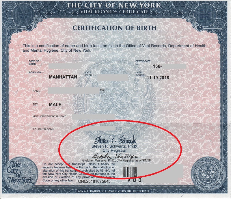 Birth certificates U.S. Apostille Services