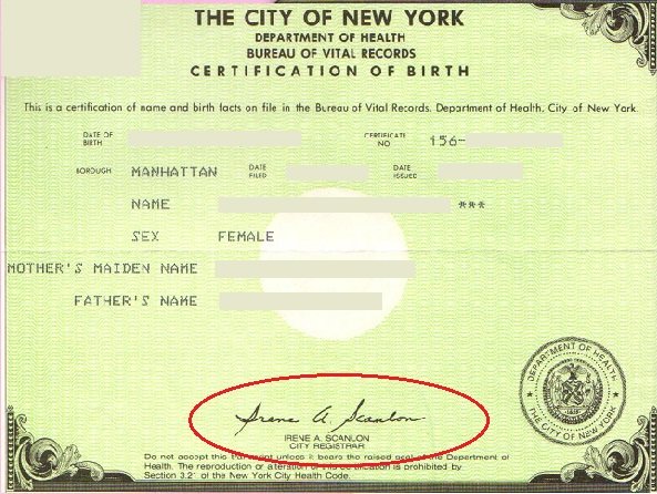 Apostille for New York Birth Certificate - Foreign Documents Express ...