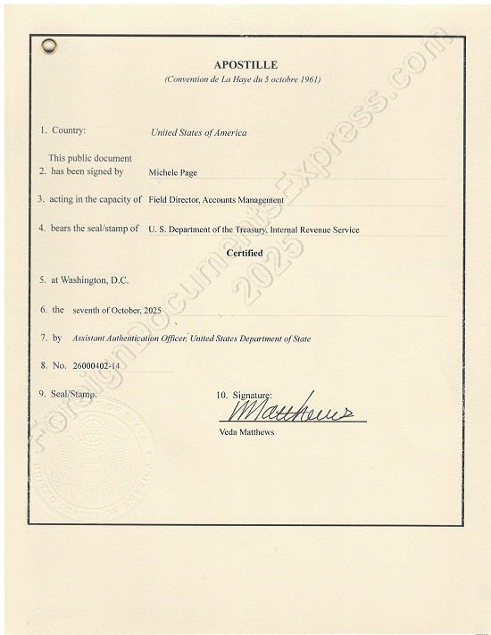 Federal apostille Apostille federal