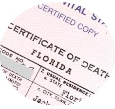 Florida death certificate apostille florida death certificate