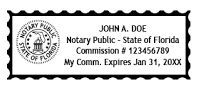 notary stamp florida